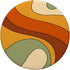 Retro Liquid Swirl Rainbow 70s Aesthetic Boho PopSockets Standard PopGrip