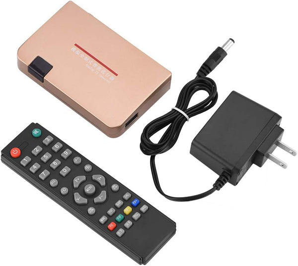 RF to All Standard Converter Adapter, Analog TV Receiver with Remote Control, 100-240V