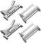 Connectors for Samsung Galaxy Watch 6 Classic Band, Stainless Steel Button Adapter for Galaxy Watch 6/5/4 (4 PCS)