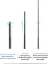 GOWENIC X4 X3, 120cm, 360 Selfie Stick with Tripod for Extendable to Portable Degree Timer Photography, Lightweight