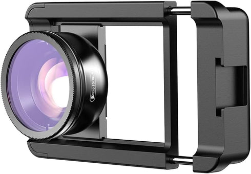 100mm Macro Lens Kit, 10X HD Macro Photography Lens with CPL Filter Kit, Universal Lens Clip for Smartphones