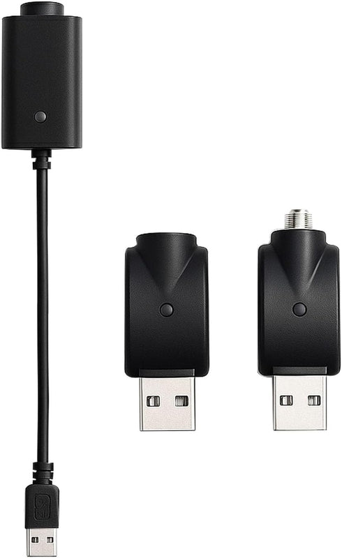HMLXSH Smart USB 510 Thread Charger Cable with LED Conversion Indicator Light, 3-Piece