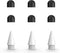 STYLUSHOME Replacement White Tips 3 Pack + Rubber Tip 6 Pack for iPad