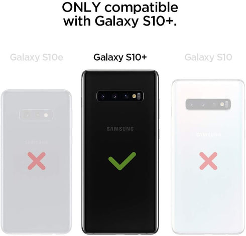 AICase for Galaxy S10 Plus Case, Drop Protection Full Body Rugged Heavy Duty Cover for Samsung Galaxy S10 Plus Black