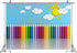 Action Bloom 9x6ft Colorful Pencils Backdrop Abstract Rainbow Pencil Photography Background for Children Drawing