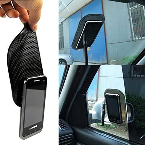 Bysameyee Car Dashboard Non Slip Mat - 5-Pack Anti-Slide Sticky Dash Pad for Radar Detector, Cell Phone