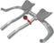Aero Bars Mount - Garmin Bike Computer Mount for Edge, Compatible with Wahoo, Bryton, GoPro, Flashlight, Red