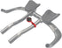 Aero Bars Mount - Garmin Bike Computer Mount for Edge, Compatible with Wahoo, Bryton, GoPro, Flashlight, Red