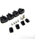 KINGTAIR Front Roof Fog Led Lights Holder Cover Simulation Square Spotlight 4pcs/Set for
