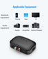 HAOQUOO Bluetooth Receiver Adapter, NFC Connection, 3.5mm/RCA Dual Audio Output, Suitable for Smartphones and Tablets