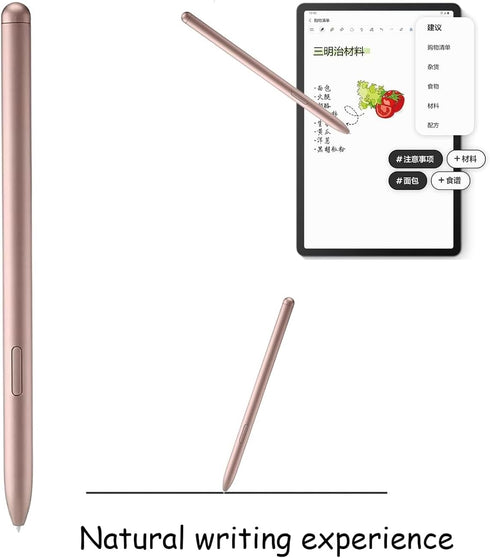 2 Pack S Pen for Samsung Galaxy Tab S7 FE, Stylus Pen Replacement for Galaxy Tab S7 FE (Pink)