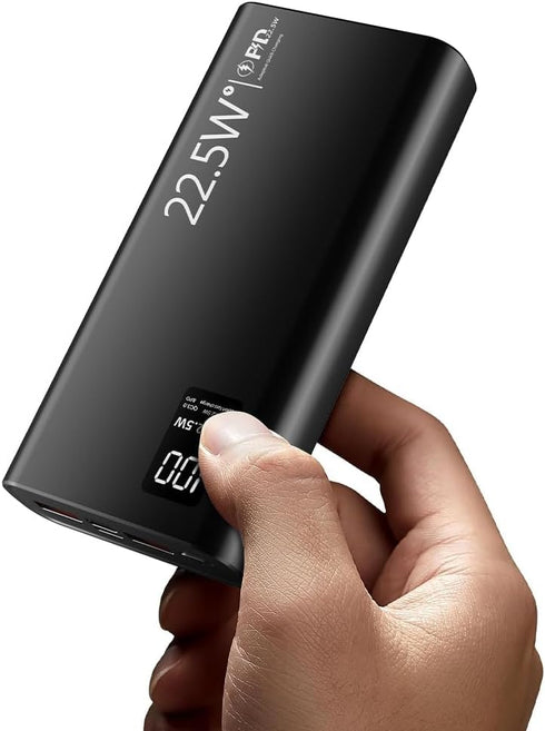 FUNNYPANDA 20000mAh Portable Charger, 22.5W USB C in & Out Power Bank Fast