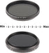 Fotga 52mm Variable ND Filter, ND2 to ND400, for Nikon Z 26mm f/2.8, Canon EF-S 24mm F2.8, Sony, Olympus