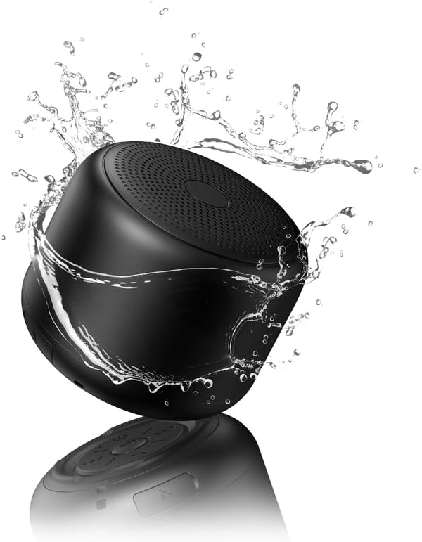 Bobtot Portable Bluetooth Speakers, Waterproof Speaker with Loud Stereo Sound, 15 Hours Playtime, Mini Speaker with
