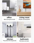 YOYOQIEKENAO Clear Cable Clamp, 100pcs Medium, Strong Self-Adhesive Wire Fixing Tool for Desk and Wall