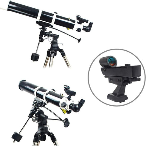 Talcope Brightness Red Dot Finderscope, Star Pointer Viewfinder Astronomical Telescope Accessories with Slide
