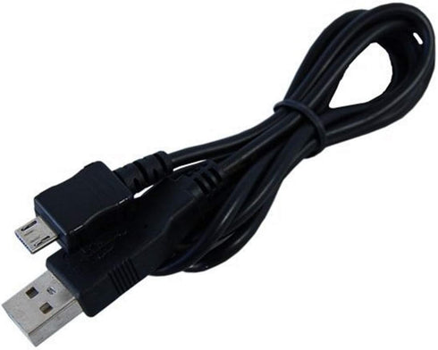 HQRP USB Charging Cable, compatible with Jackery Mini Air Bar, Poweradd Ultra Slim, USB to micro USB