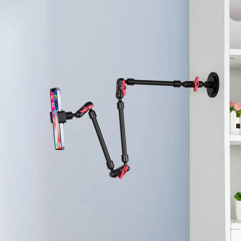 Super Upgraded Magic Arm with LED, 82cm Length, Phone Wall Mount Holder Bracket, Desk Mount