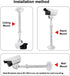 Security Camera Mounting Bracket Extender Pole I-Type, 30-60cm Adjustable Ceiling Mount for CCTV IP Camera