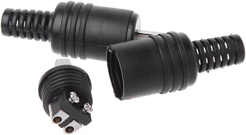 Kaasst 10PCS 2 Male HiFi Speaker Tools Power Signal Black Adapter Accessories DIN Plug Screw s Pin Connector