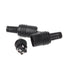 Hanzou 10 Pcs 2 Pin DIN Speaker Plug, Hifi Loudspeaker Cable Solder Connector