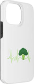 Hiking Lover Design 14 Broccoli Heartbeat Broccoli Lover Gift Case for iPhone Pro Max