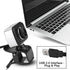 Zerone 640 480/0.3Mp 360 30 Webcam with Microphone, x USB Camera with Clamp Mount Support Rotation and Vertical