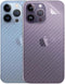 3D Carbon Fiber Ultra Thin Back Screen Protector for iPhone 14 Pro Max, 2 Packs, Transparent