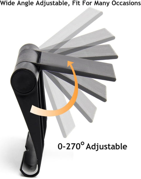 Adjustable Foldable Cell Phone Stand for Desk, Anti-Slip Rubber Base for Stability, Compatible with Most Smartphones