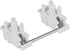 ZugGear White Plate Mount Stabilizers 2U 6.25U 7U for Cherry MX Compatible Mechanical Keyboards (DUROCK 60/87 Keyboard
