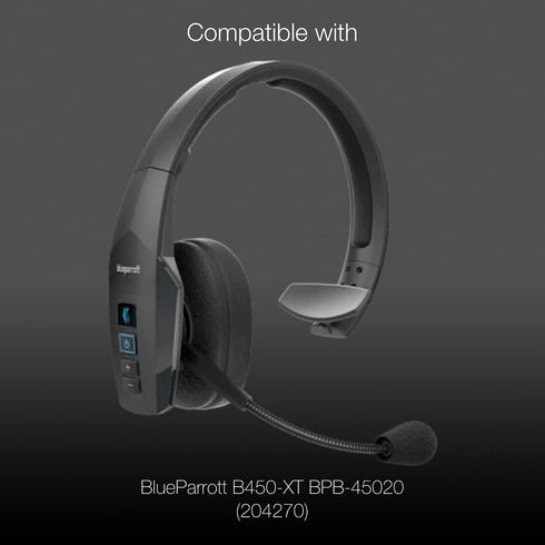 Global Teck Cushions Blue Parrot B450 IP54 Truck Driver Bluetooth Headset Replacement Kit, 7pcs Cushion Kit #GTW