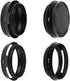 SIOTI 62mm Lens Hood, Matte Treatment Inside, Aluminum Material, Compatible with All Camera Lens S/C/N/F/O/P etc.(62mm)