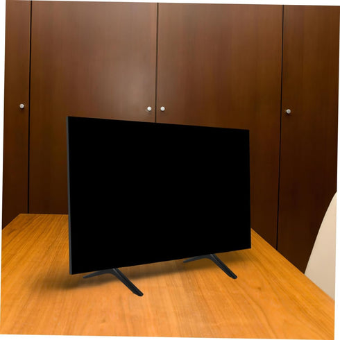 ABOOFAN 32-65 Inch TV Stand Base No-Drill Tabletop Mount for TVs Stand Sturdy Black Metal Design for Living Room