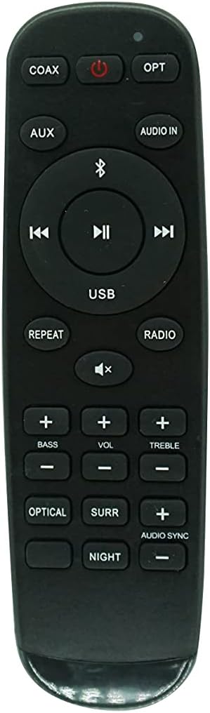 HCDZ Replacement Remote Control for Philips HTL4115B HTL4115B/F7 Surround Base Soundbar Speaker System