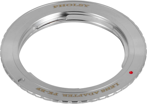 Lens Mount Adapter Manual Focus, Compatible with Pentax K Mount Lens to Canon EOS EF-Mount Camera Body
