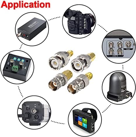 onelinkmore SMA to BNC Adapter Kits for SDR, Handheld Radios, Walkie Talkie Adapters