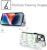 uCOLOR Compatible with iPhone 13/14 6.1 Inch Wallet Case, Card Holder Folio Flip PU Leather Kickstand with RFID