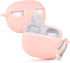 AIRSPO Silicone Case for Beats Studio Buds, Soft Protective Cover with Keychain, 2021, Pink