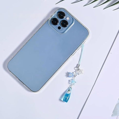 JSGHGDF Backpack Crystal Bead Water Bottle Charm Pendant Keychain Star Flower Beaded Phone Lanyard Lightweight Pendant