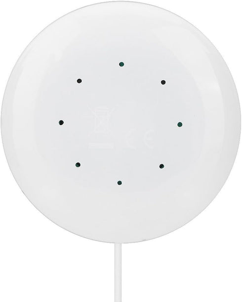 ASHATA Mini Stereo Pillow Speaker with 3.5mm Aux Plug for MP3, Phone, CD Player, etc (White)
