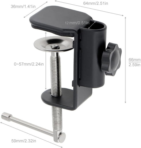 OriGlam Quick-Grip C Clamp, Heavy Duty Versatile Clamp for Desk Light Mount Holder and LCD Monitors