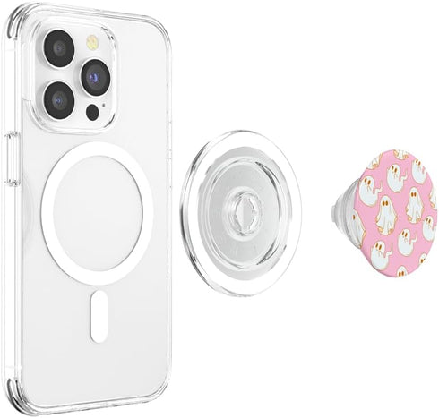 Cute Spooky Ghost Pastel Goth Retro Groovy Halloween PopGrip for MagSafe