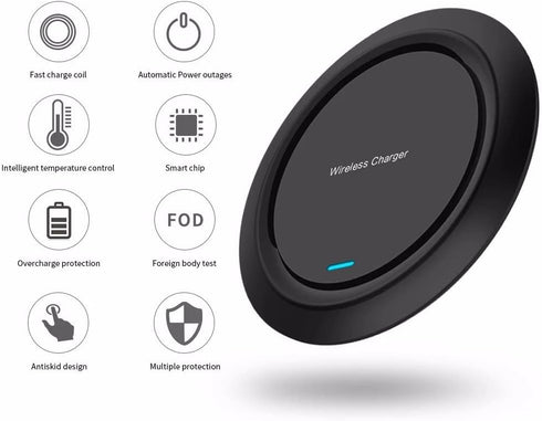 Fast Wireless Charger, White