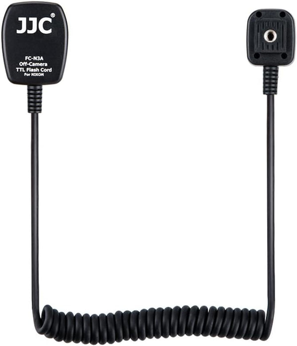 Flash TTL Cord JJC Off-Camera Flash Hot Shoe Cord for Nikon Z5 Z6 Z7 D6 D5 D780 D850 D810 D750