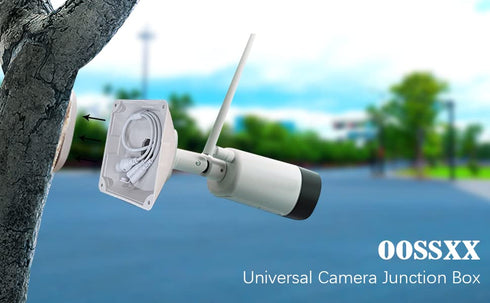 Universal Junction Box for Camera, Security Camera Junction Box to Hide Cable, Wall Ceiling Mount Bracket (1 Pack)