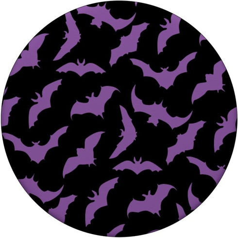 PopSockets Standard PopGrip Retro Spooky Creepy Witch Bats Goth Black Purple