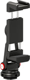 Reflex Camera Premium Universal Aluminum Phone Clamp Tripod Mount with Twin Cold Shoe, 1/4"-20