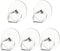 Kinizuxi Cell Phone Ring Holder Stand 5 Pack Silver, Transparent Phone Ring Holder