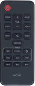 NC302UH NC302 RTNC302UH Replacement Remote Control for Sanyo Soundbar 2.1ch Sound Bar Speaker System FWSB426FA FWSB426F