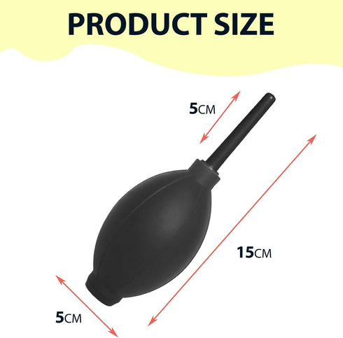 2Pack Photography Studio Dust Cleaning Rocket Air Blower - Soft Tip Silicone Bulb Blower for Camera Lens, Sensor, LCD Screen - Dust Cleaner with Micro Fiber Cleaning Cloth by NIIIYTYB